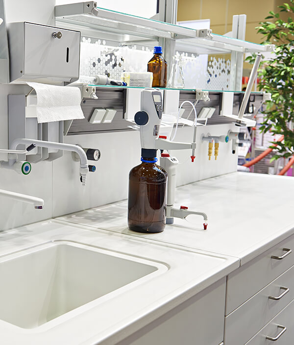 Pristine sink area in Cambridge